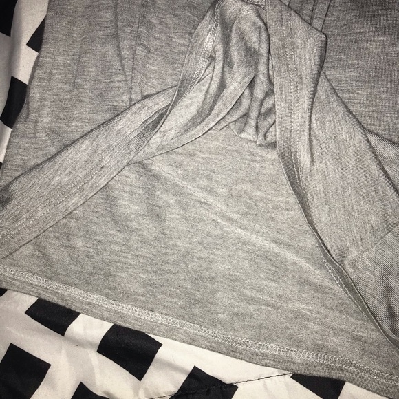 Fancy beaded grey tank top - Picture 2 of 5